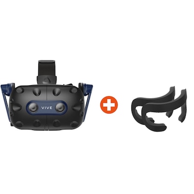VR Brille günstig Kaufen-VIVE Pro 2 VR Brille + Gesichtspolster. VIVE Pro 2 VR Brille + Gesichtspolster <![CDATA[• Extrem hohe Bildauflösung (5K) von 2448 x 2448 Pixeln • Vergrößertes 120-Grad-Sichtfeld • externe Tracking Sensoren • 120Hz Display Bundle inklusive VIVE 