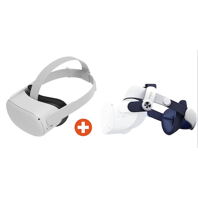 mit Brille günstig Kaufen-Meta Quest 2 VR Brille - 128GB + Kopfband. Meta Quest 2 VR Brille - 128GB + Kopfband <![CDATA[• Fast-Switch-LCD-Display mit 1832 x 1920 Pixel pro Auge • 3D-Audio im Headset integriert • Neue Touch-Controller für noch bessere Ergonimie • Erfassung