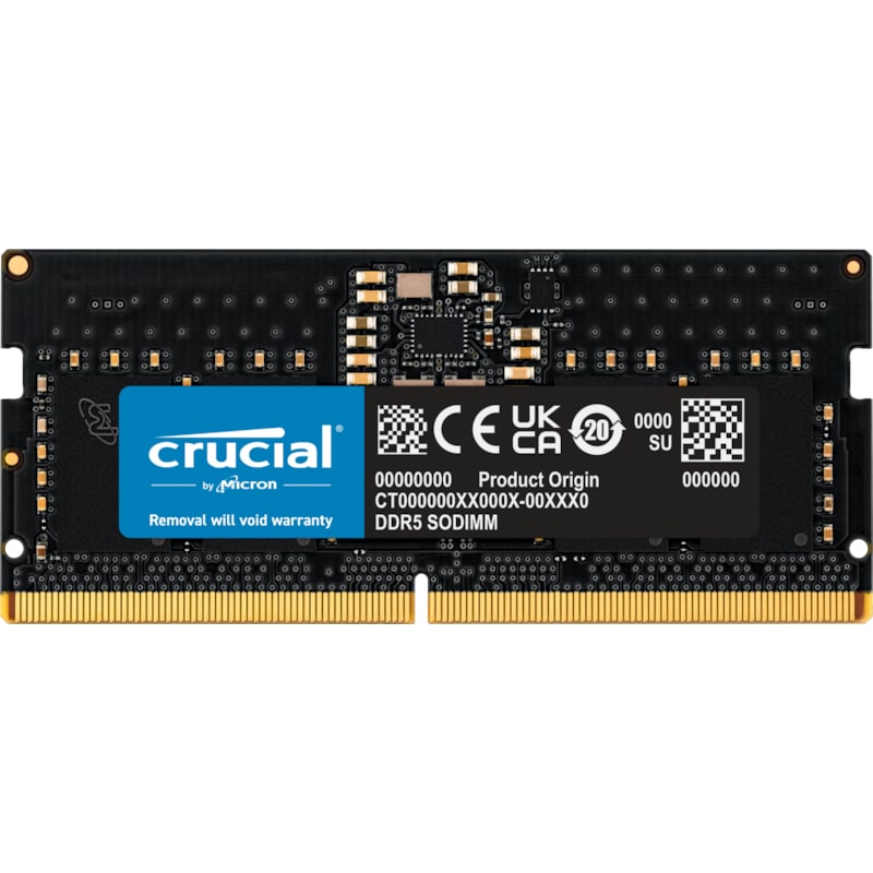 12GB (1x12GB) Crucial DDR5-5600 CL 46 SO-DIMM RAM Notebook Speicher