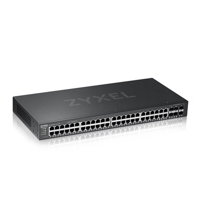 Combo 8 günstig Kaufen-ZyXEL GS2220-50 44-Port + 4x SFP/Rj45 +2x SFP Gigabit L2 managed Switch. ZyXEL GS2220-50 44-Port + 4x SFP/Rj45 +2x SFP Gigabit L2 managed Switch <![CDATA[• 48-port GbE L2+ Switch with GbE Uplink • 44x 100/1000 Mbps, 4x Gigabit Combo (RJ-45/SFP), 2x Gi