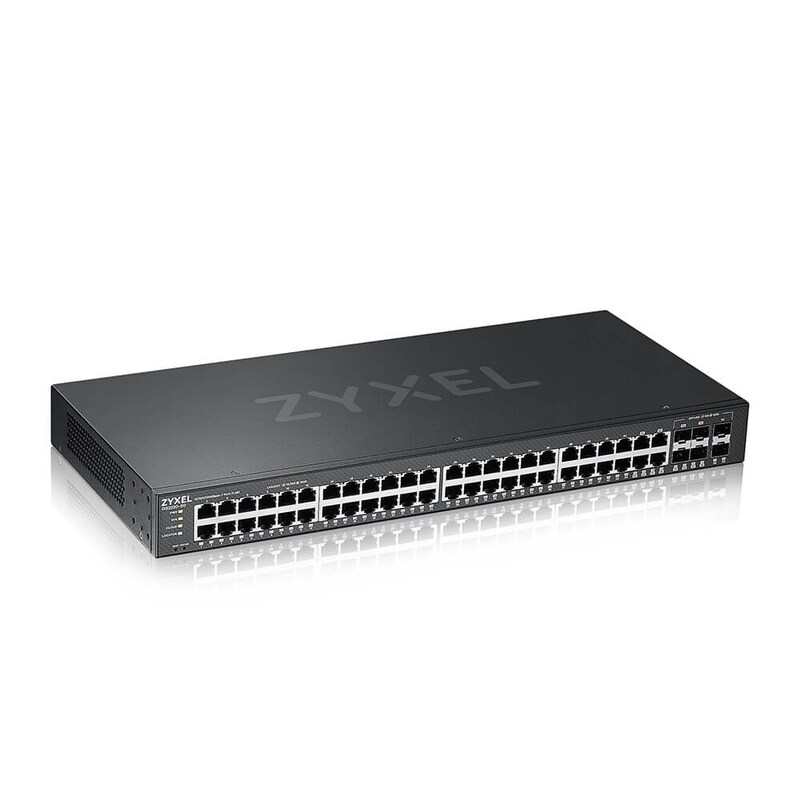 Vergessen@100 günstig Kaufen-ZyXEL GS2220-50 44-Port + 4x SFP/Rj45 +2x SFP Gigabit L2 managed Switch. ZyXEL GS2220-50 44-Port + 4x SFP/Rj45 +2x SFP Gigabit L2 managed Switch <![CDATA[• 48-port GbE L2+ Switch with GbE Uplink • 44x 100/1000 Mbps, 4x Gigabit Combo (RJ-45/SFP), 2x Gigabi