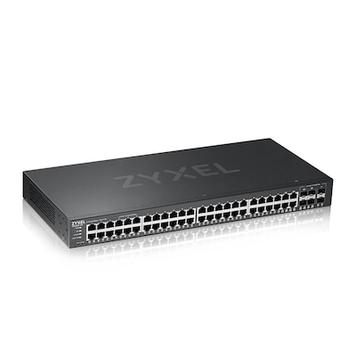 RJ45 günstig Kaufen-ZyXEL GS2220-50 44-Port + 4x SFP/Rj45 +2x SFP Gigabit L2 managed Switch. ZyXEL GS2220-50 44-Port + 4x SFP/Rj45 +2x SFP Gigabit L2 managed Switch <![CDATA[• 48-port GbE L2+ Switch with GbE Uplink • 44x 100/1000 Mbps, 4x Gigabit Combo (RJ-45/SFP), 2x Gi