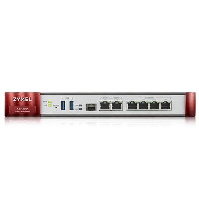 1X bis günstig Kaufen-ZyXEL Firewall ATP200 inkl. 1 Jahr Security GOLD Pack. ZyXEL Firewall ATP200 inkl. 1 Jahr Security GOLD Pack <![CDATA[• inkl. Gold Pack • 4 x LAN/DMZ, 2 x WAN, 1 x SFP • 1x USB 3.0, 1x Console Port DB9 • empf. für bis zu 50 User]]>. 