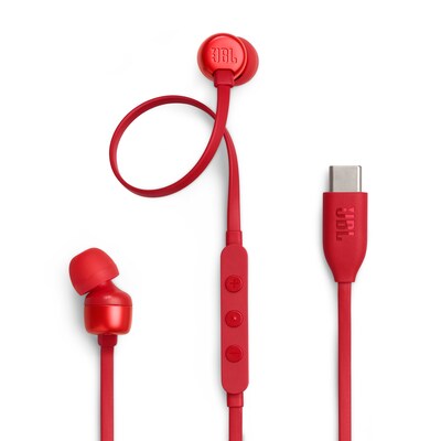 USB Kabel günstig Kaufen-JBL Tune 310C,  In-Ear Wired USB-C Headphone with High Resolution, Red. JBL Tune 310C,  In-Ear Wired USB-C Headphone with High Resolution, Red <![CDATA[• Typ: In-Ear Kopfhörer - geschlossen • Übertragung: Kabel • Einsatzgebiet: Street • Farbe: R