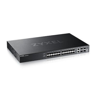 Managed Switch günstig Kaufen-ZyXEL XGS2220-30F Gigabit Managed Stack Switch, 2x RJ-45, 24x SFP, 4x SFP+. ZyXEL XGS2220-30F Gigabit Managed Stack Switch, 2x RJ-45, 24x SFP, 4x SFP+ <![CDATA[• 24-port SFP L3 Access Switch with 6 10G Uplink • 24x Gigabit SFP, 2x 1G/2.5G/5G/10G Ether