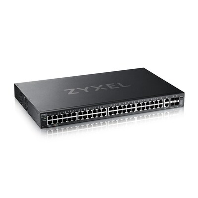 in 100 günstig Kaufen-ZyXEL XGS2220-54 Gigabit Managed Stack Switch, 50x RJ-45, 4x SFP+, Rackmount. ZyXEL XGS2220-54 Gigabit Managed Stack Switch, 50x RJ-45, 4x SFP+, Rackmount <![CDATA[• 48-port GbE L3 Access Switch with 6 10G Uplink • 48x 100/1000 Mbps, 2x 1G/2.5G/5G/10G