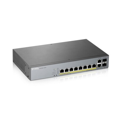 mA 5 günstig Kaufen-ZyXEL GS1350-12HP Gigabit Smart Switch, 10x RJ-45, 2x SFP, PoLRE/PoE+. ZyXEL GS1350-12HP Gigabit Smart Switch, 10x RJ-45, 2x SFP, PoLRE/PoE+ <![CDATA[• 8-port GbE Smart Managed PoE Switch with GbE Uplink • 10x 100/1000 Mbps, 2x Gigabit SFP • 8x PoE 