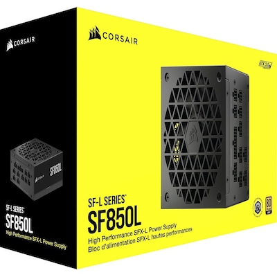SFX 850W günstig Kaufen-Corsair SF850L 850 Watt SFX Netzteil 80+ Gold ATX3.0 PCIe5.0 vollmodular. Corsair SF850L 850 Watt SFX Netzteil 80+ Gold ATX3.0 PCIe5.0 vollmodular <![CDATA[• 850W SFX-Netzteil, 80+ Gold ATX3.0 PCIe5.0 • Stromversorgung im Small Form Factor und High-En