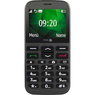 Mobiltelefon günstig Kaufen-Doro 1370 Mobiltelefon graphit. Doro 1370 Mobiltelefon graphit <![CDATA[• GSM (Band) 900/1800/1900 • 2.4