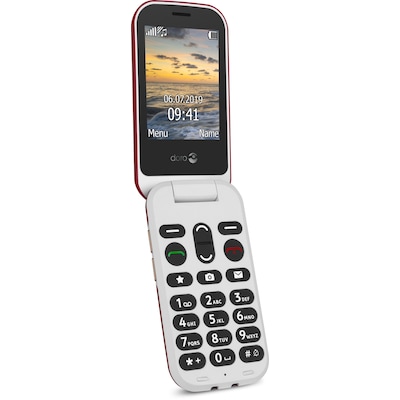 Mobiltelefon günstig Kaufen-Doro 6060 Mobiltelefon rot. Doro 6060 Mobiltelefon rot <![CDATA[• 2.8