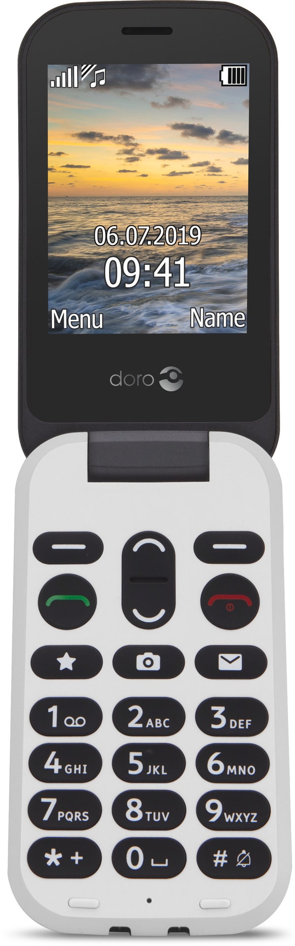 Doro 6060 Mobiltelefon schwarz