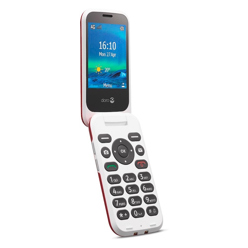 Doro 6820 Mobiltelefon rot