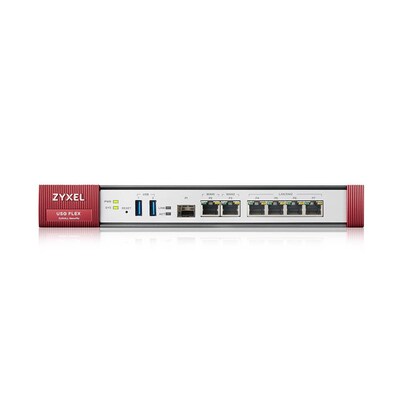 Firewall günstig Kaufen-ZyXEL USG FLEX 200 (Device only) Firewall. ZyXEL USG FLEX 200 (Device only) Firewall <![CDATA[• 4 x LAN/DMZ, 2 x WAN, 1x SFP • Lüfterlos • 2x USB 3.0]]>. 