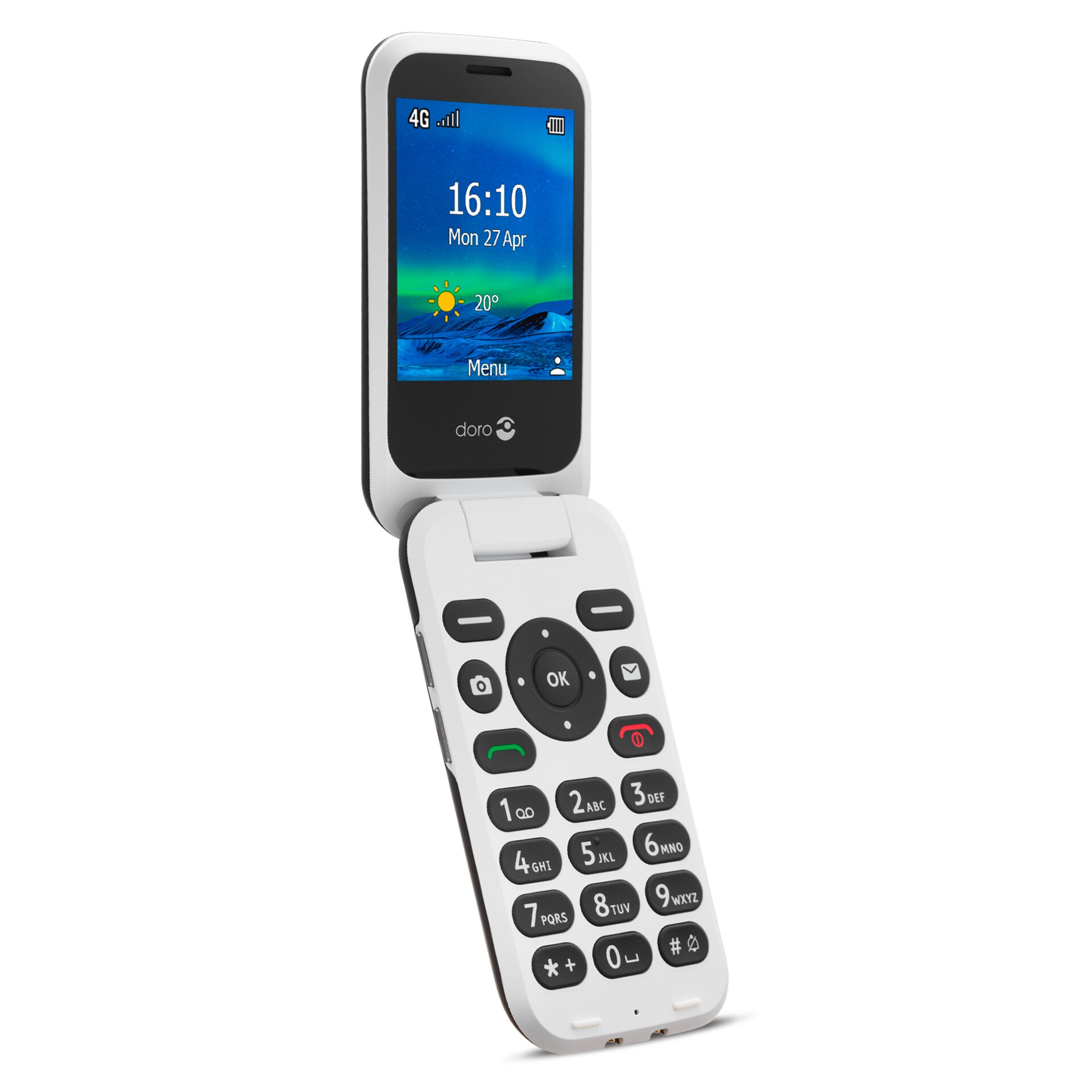 Doro 6820 Mobiltelefon schwarz