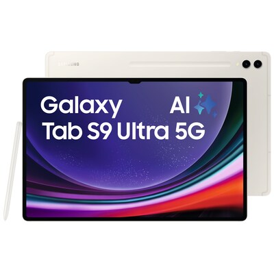 GA 5 günstig Kaufen-Samsung GALAXY Tab S9 Ultra X916B 5G 256GB beige Android 13.0 Tablet. Samsung GALAXY Tab S9 Ultra X916B 5G 256GB beige Android 13.0 Tablet <![CDATA[• 37,0 cm (14,6 Zoll) WQXGA+ Display mit 2960 x 1848 Pixeln • 3,36 GHz Qualcomm-Snapdragon 8 Gen 2 (SM8