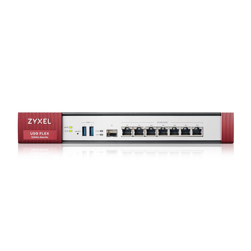 Ladekabel,USB günstig Kaufen-ZyXEL USG FLEX 500 (Device only) Firewall. ZyXEL USG FLEX 500 (Device only) Firewall <![CDATA[• 7 (Configurable), 1x SFP • 2x USB 3.0 • DB9 Console Port]]>. 