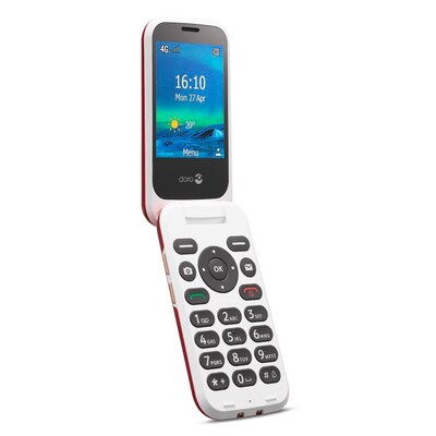 auf 40 günstig Kaufen-Doro 6880 Mobiltelefon rot. Doro 6880 Mobiltelefon rot <![CDATA[• 2.8