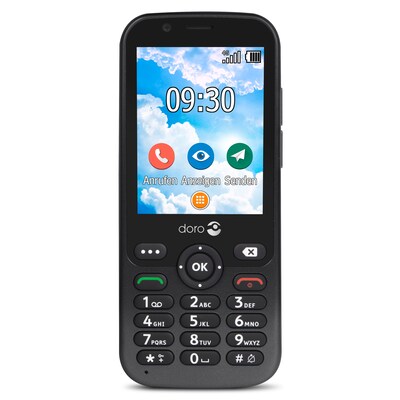 Telefon der günstig Kaufen-Doro 7010 Mobiltelefon graphit. Doro 7010 Mobiltelefon graphit <![CDATA[• 2.8