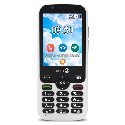 Telefon der günstig Kaufen-Doro 7010 Mobiltelefon weiß. Doro 7010 Mobiltelefon weiß <![CDATA[• 2.8