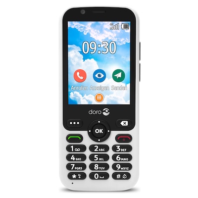 Mobiltelefon günstig Kaufen-Doro 7010 Mobiltelefon weiß. Doro 7010 Mobiltelefon weiß <![CDATA[• 2.8