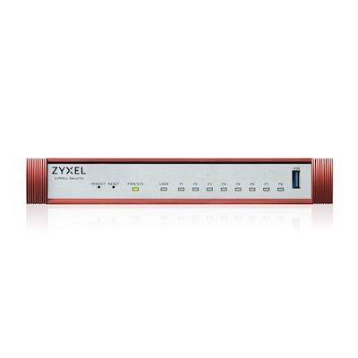 USB Y günstig Kaufen-ZyXEL USGFLEX 100H (Device only) Firewall. ZyXEL USGFLEX 100H (Device only) Firewall <![CDATA[• 8x 1-GbE Ethernet • 1x USB3.0 • 1x Consoleport • Lüfterlos]]>. 