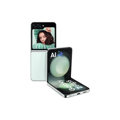 IN ONE günstig Kaufen-Samsung GALAXY Z Flip5 5G Smartphone mint 256GB Dual-SIM Android 13.0 F731B. Samsung GALAXY Z Flip5 5G Smartphone mint 256GB Dual-SIM Android 13.0 F731B <![CDATA[• Farbe: grün (mint) • 3,36 GHz Qualcomm Snapdragon 8 Gen 2 Octa-Core-Prozessor • 12,0