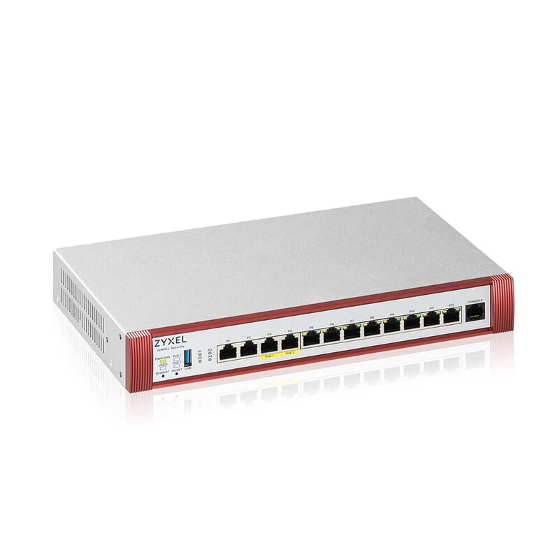 fire in günstig Kaufen-ZyXEL USGFLEX 500H Security Bundle Firewall. ZyXEL USGFLEX 500H Security Bundle Firewall <![CDATA[• 2x 2.5-GbE, 2x 2.5-GbE/PoE+, 8x 1-GbE • 1x USB3.0 • 1x Consoleport • 802.3at, total 30W • inkl. 1 Jahr Security Lizenz]]>. 