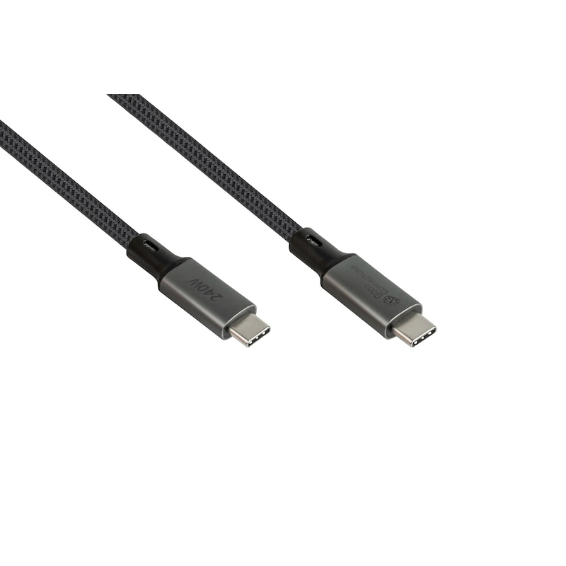 Good Connections USB 4.0 Kabel (40GBit/s, 240W, 8K@60Hz) USB-C St./St. 1,8m