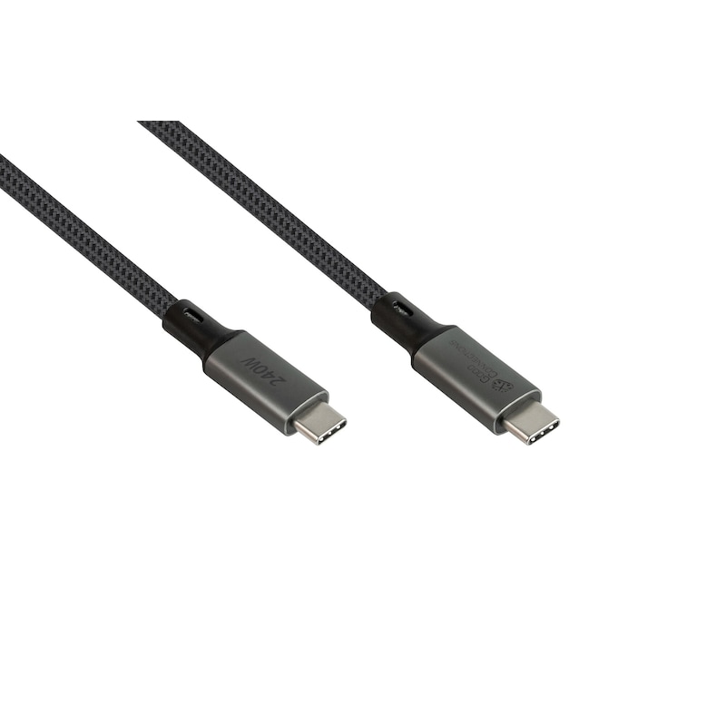 Good Connections USB 4.0 Kabel (40GBit/s, 240W, 8K@60Hz) USB-C St./St. 0,5m