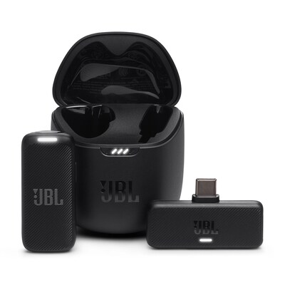 JBL Quantum Stream Wireless - Clip-on wireless mic with USB-C