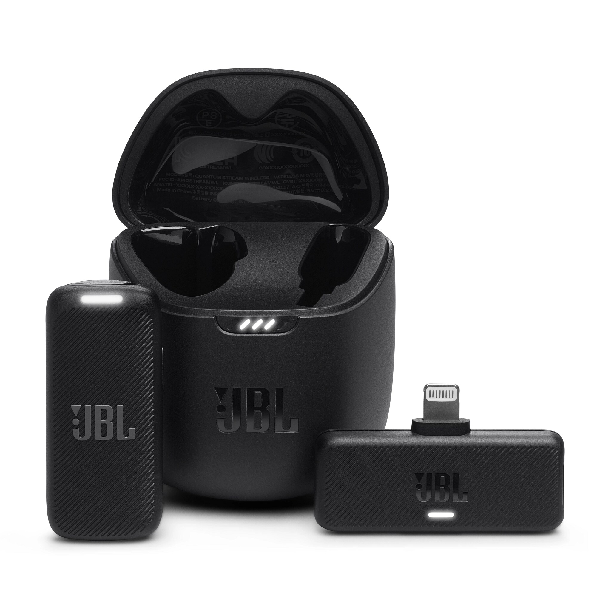 JBL Quantum Stream Wireless - Clip-on wireless Mic mit lightning connector