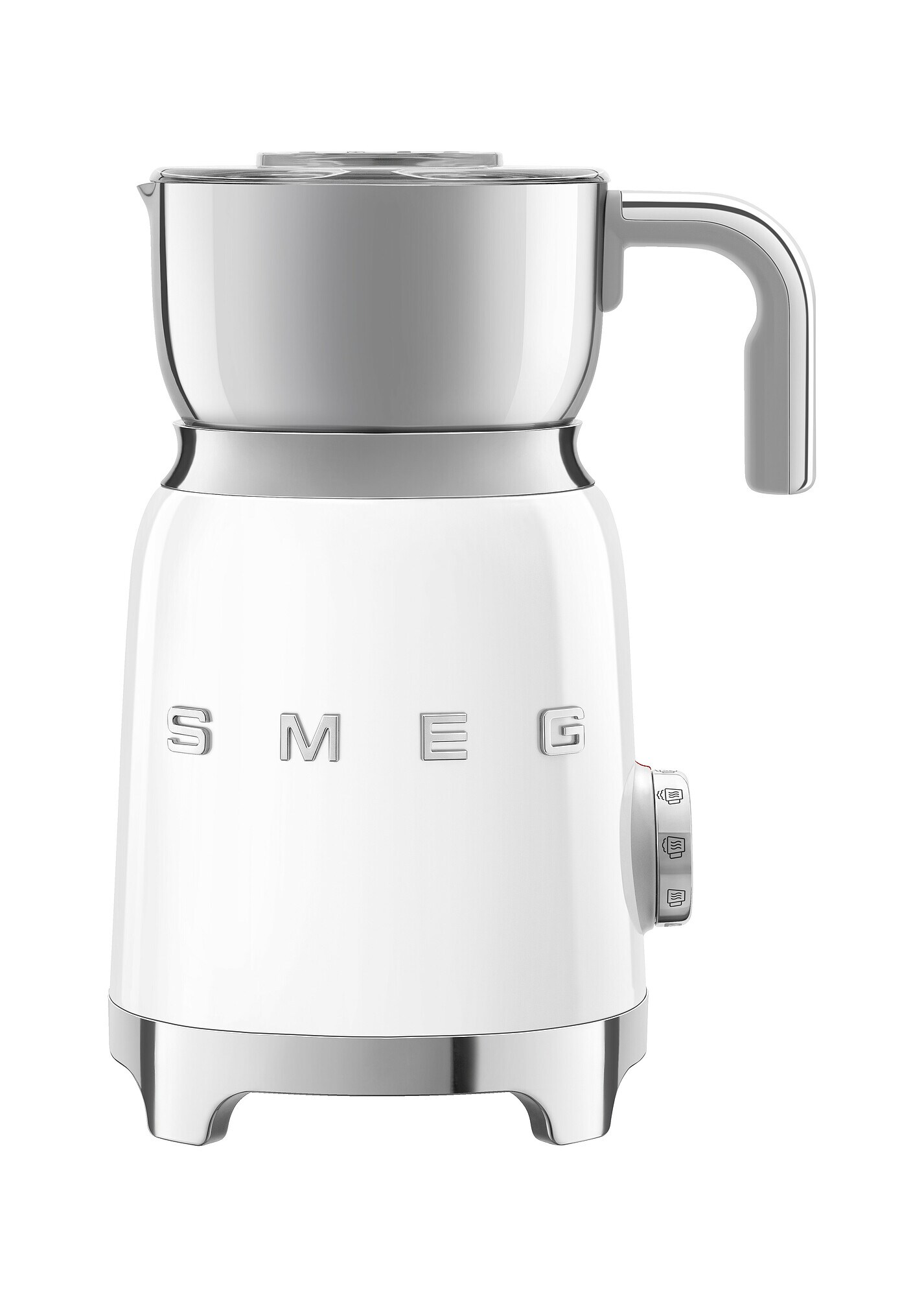 SMEG MFF11WHEU 50s Style Milchaufsch&auml;umer Wei&szlig;