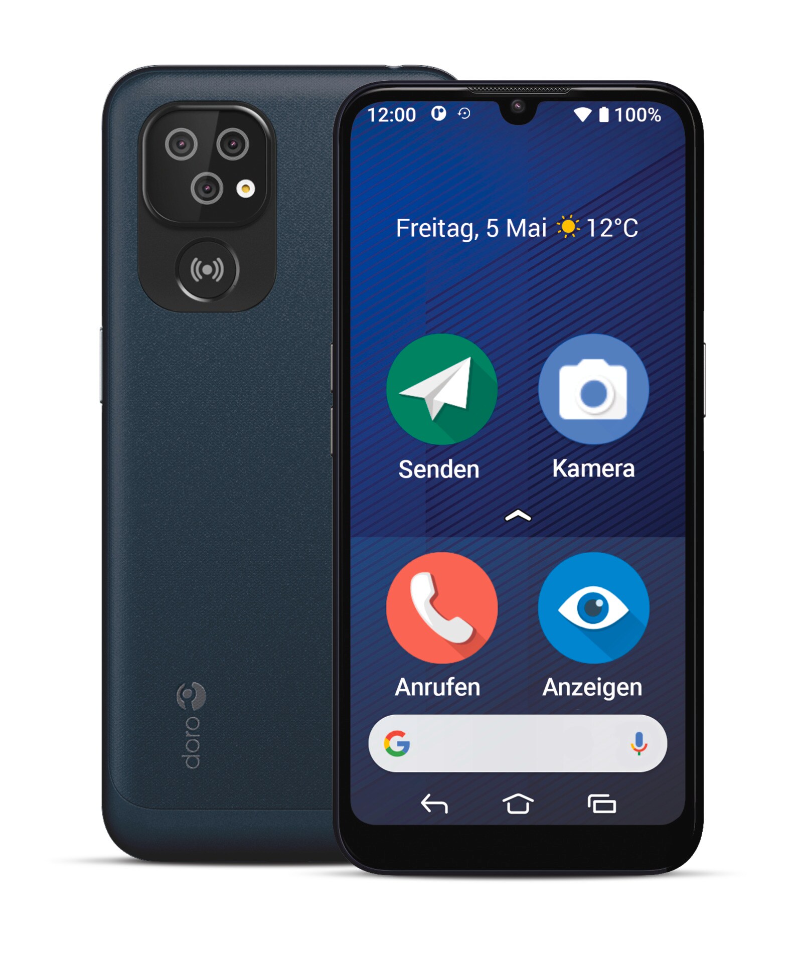 Doro 8820 Plus Mobiltelefon blau