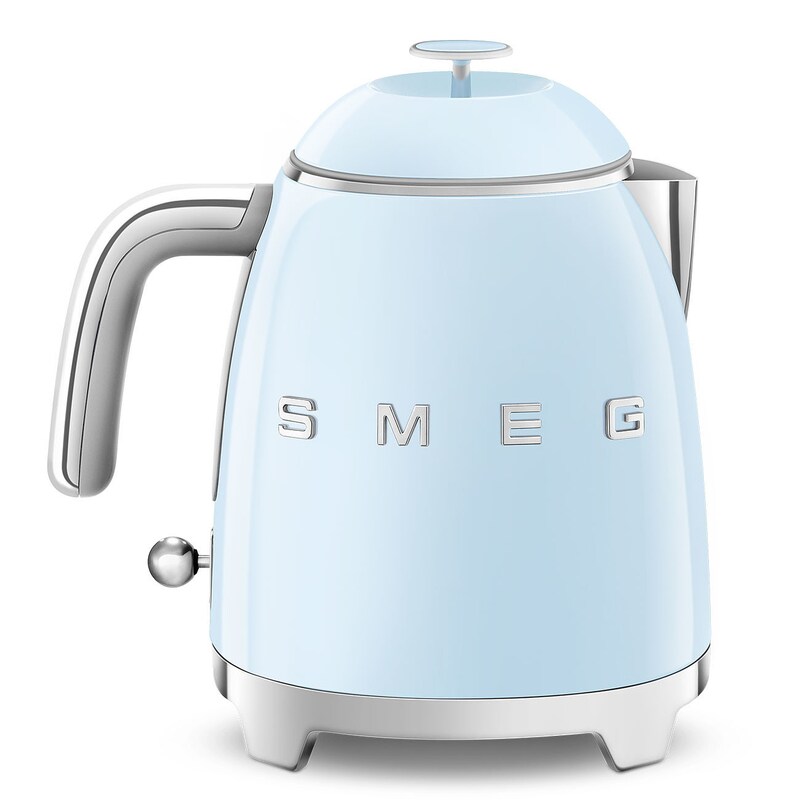 Smeg 50S Style Mini-Wasserkocher Pastell Blau Klf05pbeu