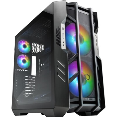 GAMES:TOWER günstig Kaufen-Cooler Master HAF 700 Titanium Grey Big Tower Gaming Gehäuse grau. Cooler Master HAF 700 Titanium Grey Big Tower Gaming Gehäuse grau <![CDATA[• E-ATX-Gehäuse, The Berserker • Ohne Netzteil • Big Tower, Abmessungen (BxHxT): 291 x 626 x 666