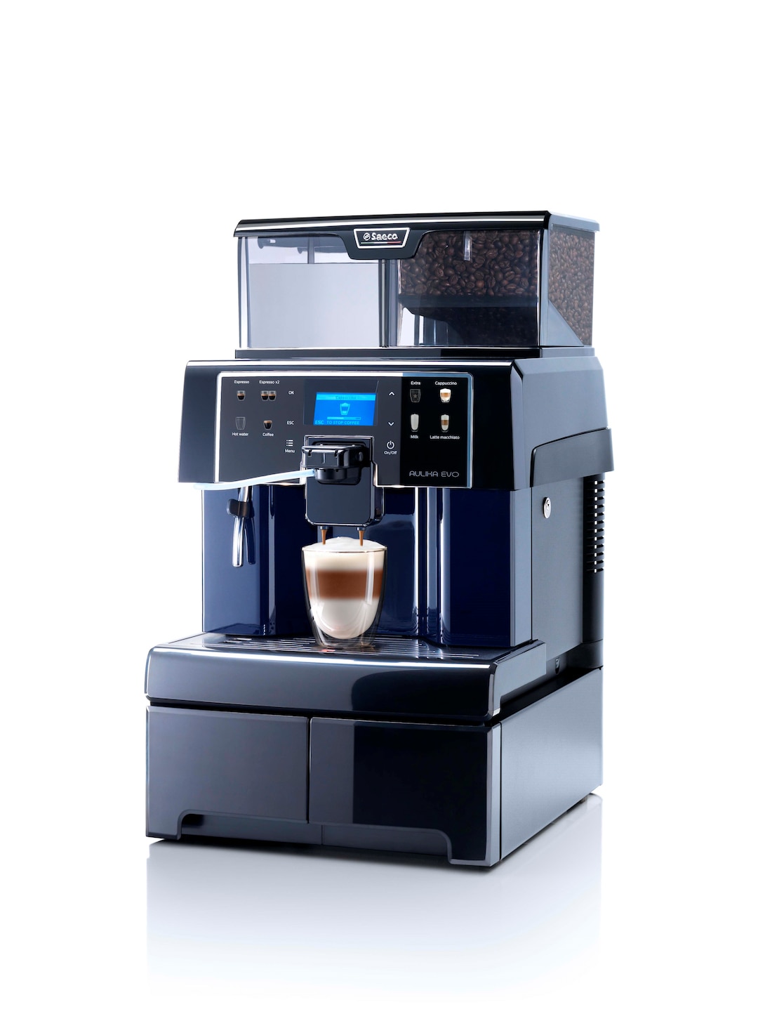 Saeco 10005373 Aulika Evo Top High Speed Capuccino RI Kaffeevollautomat