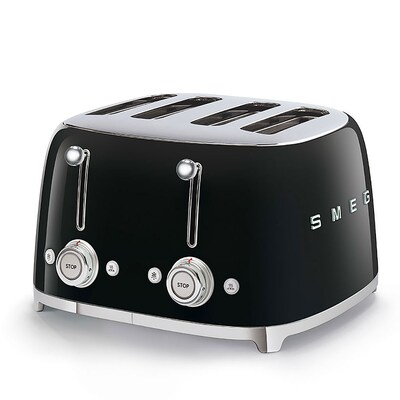 SMEG TSF03BLEU 50s Style Toaster Schwarz