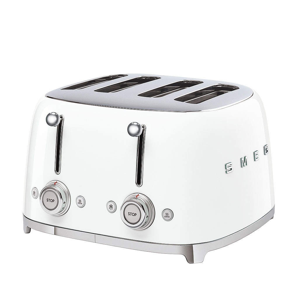 SMEG TSF03WHEU 50s Style Toaster Wei&szlig;