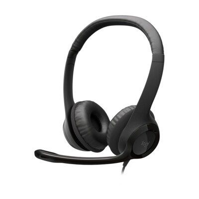 90 EB günstig Kaufen-Logitech H390 Kabelgebundenes Beidseitiges Headset USB Schwarz. Logitech H390 Kabelgebundenes Beidseitiges Headset USB Schwarz <![CDATA[• Anwendungsbereich: Standard, Kopfbügel beidseitig • Kabelgebunden, Schwarz • USB-Anschluss, PC/ Notebook, Mac 