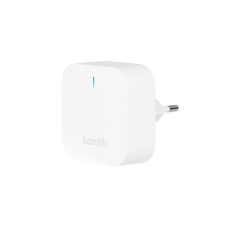 Bluetooth günstig Kaufen-Hombli Smart Bluetooth Bridge weiß. Hombli Smart Bluetooth Bridge weiß <![CDATA[• Hub für bis zu 32 Drahtlossensoren • Für die Verbindung von Hombli Bluetooth-Sensoren • Entspricht den Auflagen der DSGVO • Einfache Installation an einer Steckdos