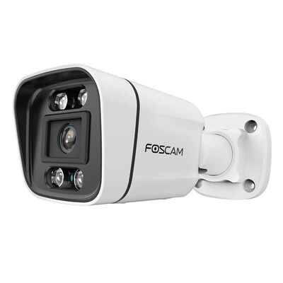 Foscam V5EP 5 MP Outdoor Überwachungskamera weiß