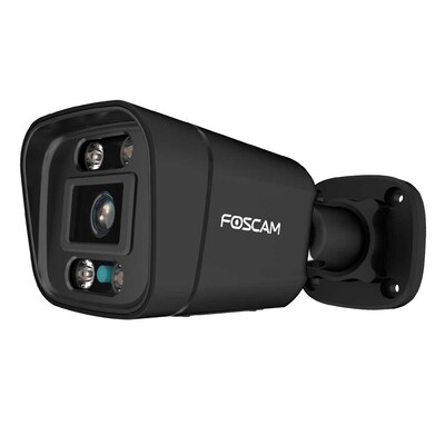 Nachtsicht günstig Kaufen-Foscam V8EP 4K 8 MP Überwachungskamera schwarz. Foscam V8EP 4K 8 MP Überwachungskamera schwarz <![CDATA[• Auflösung: 3840 x 2160 Pixel, ONVIF-kompatibel • Bewegungserkennung, PoE, Nachtsicht • Konnektivität: LAN • Akustischer und optis