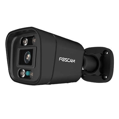 AC DC  günstig Kaufen-Foscam V8EP 4K 8 MP Überwachungskamera schwarz. Foscam V8EP 4K 8 MP Überwachungskamera schwarz <![CDATA[• Auflösung: 3840 x 2160 Pixel, ONVIF-kompatibel • Bewegungserkennung, PoE, Nachtsicht • Konnektivität: LAN • Akustischer und optis