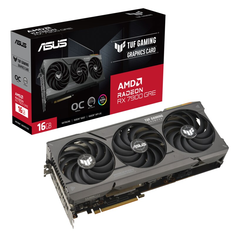 ASUS TUF Gaming Radeon RX 7900 GRE 16GB OC Edition Grafikkarte 16GB GDDR6