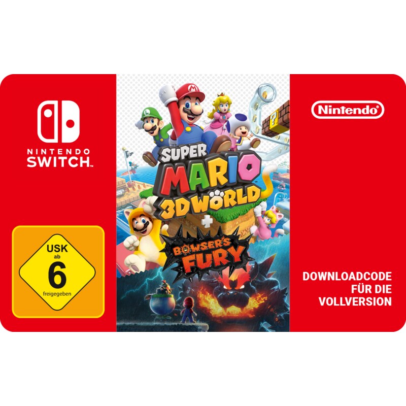 Super Mario 3D World and Bowsers Fury Nintendo Digital Code
