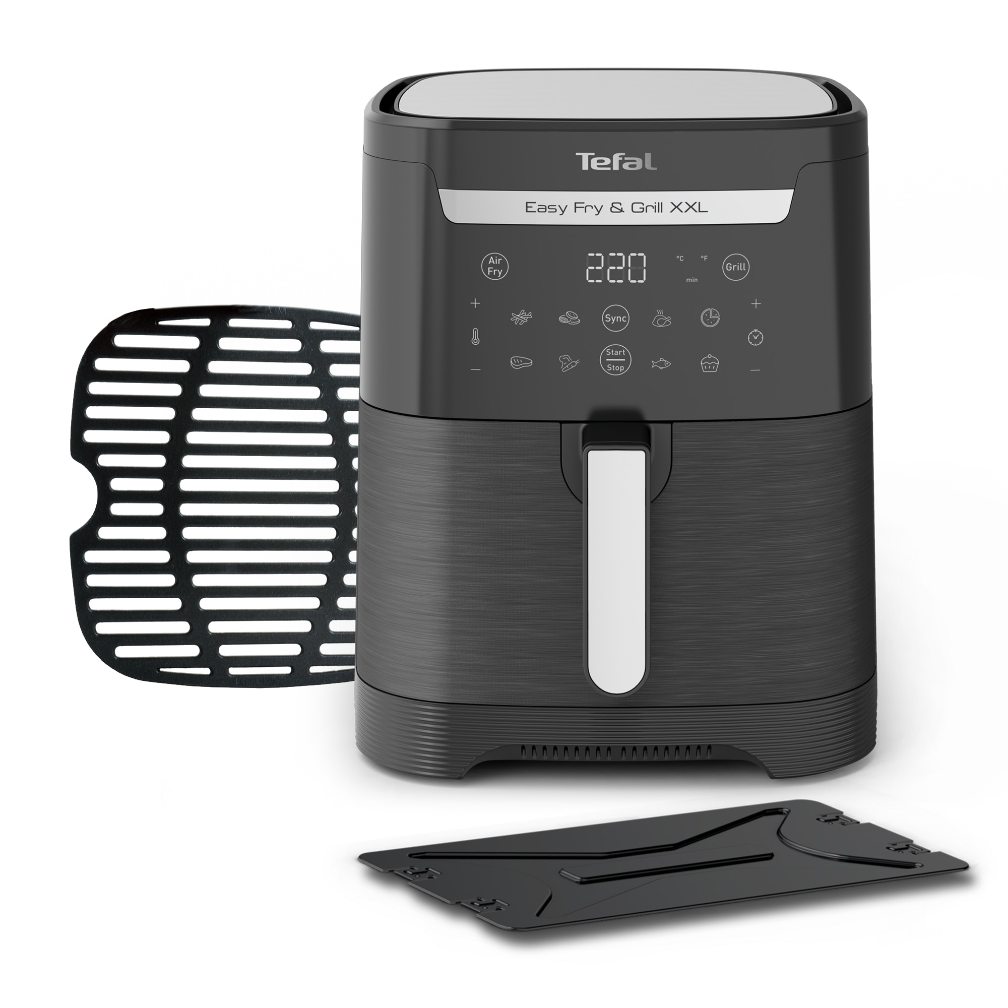 Tefal Schwarz Easy Fry & Grill Xxl Heissluftfritteuse (Ey8018), Fritteuse, - Image 3