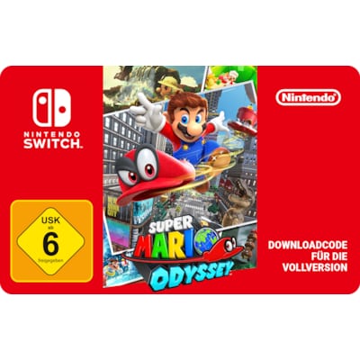Switch Pro günstig Kaufen-Super Mario Odyssey Nintendo Digital Code. Super Mario Odyssey Nintendo Digital Code <![CDATA[• Plattform: Nintendo Switch • Genre: Jump 'n' Run • Altersfreigabe USK: ab 6 Jahren • Produktart: Digitaler Code per E-Mail]]>. 