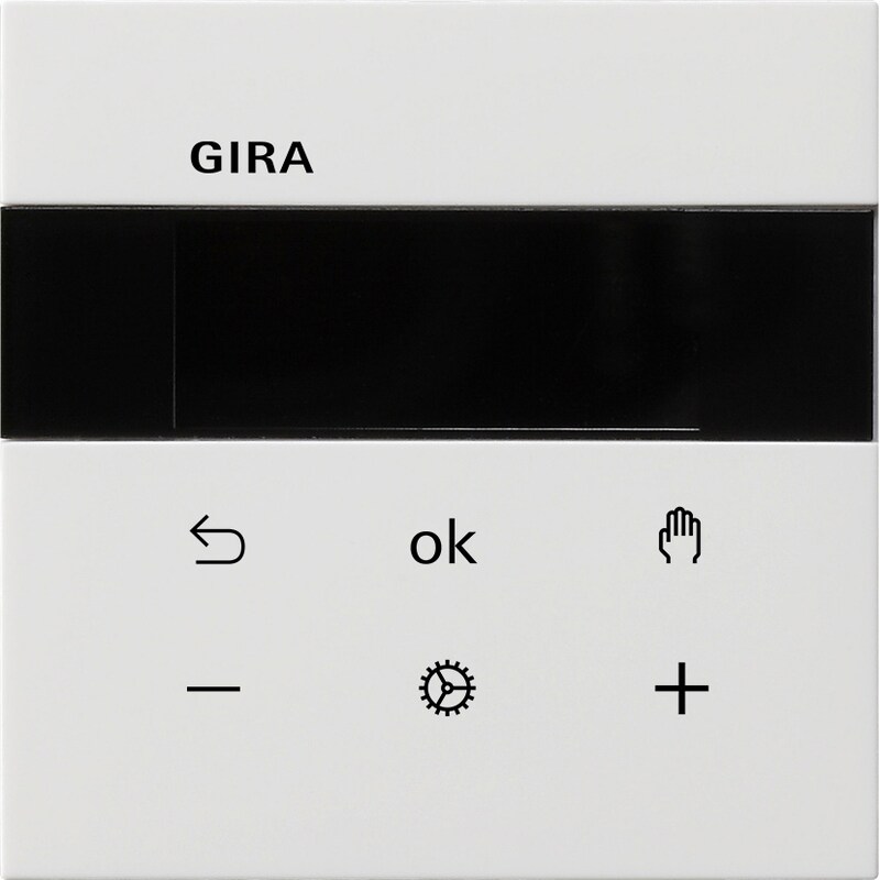 Gira S3000 günstig Kaufen-Gira S3000 Raumtemperaturregler Display Flächenschalter Reinweiß glänzend. Gira S3000 Raumtemperaturregler Display Flächenschalter Reinweiß glänzend <![CDATA[• Raumtemperaturregler Display Flächenschalter • Gira System 3000 •