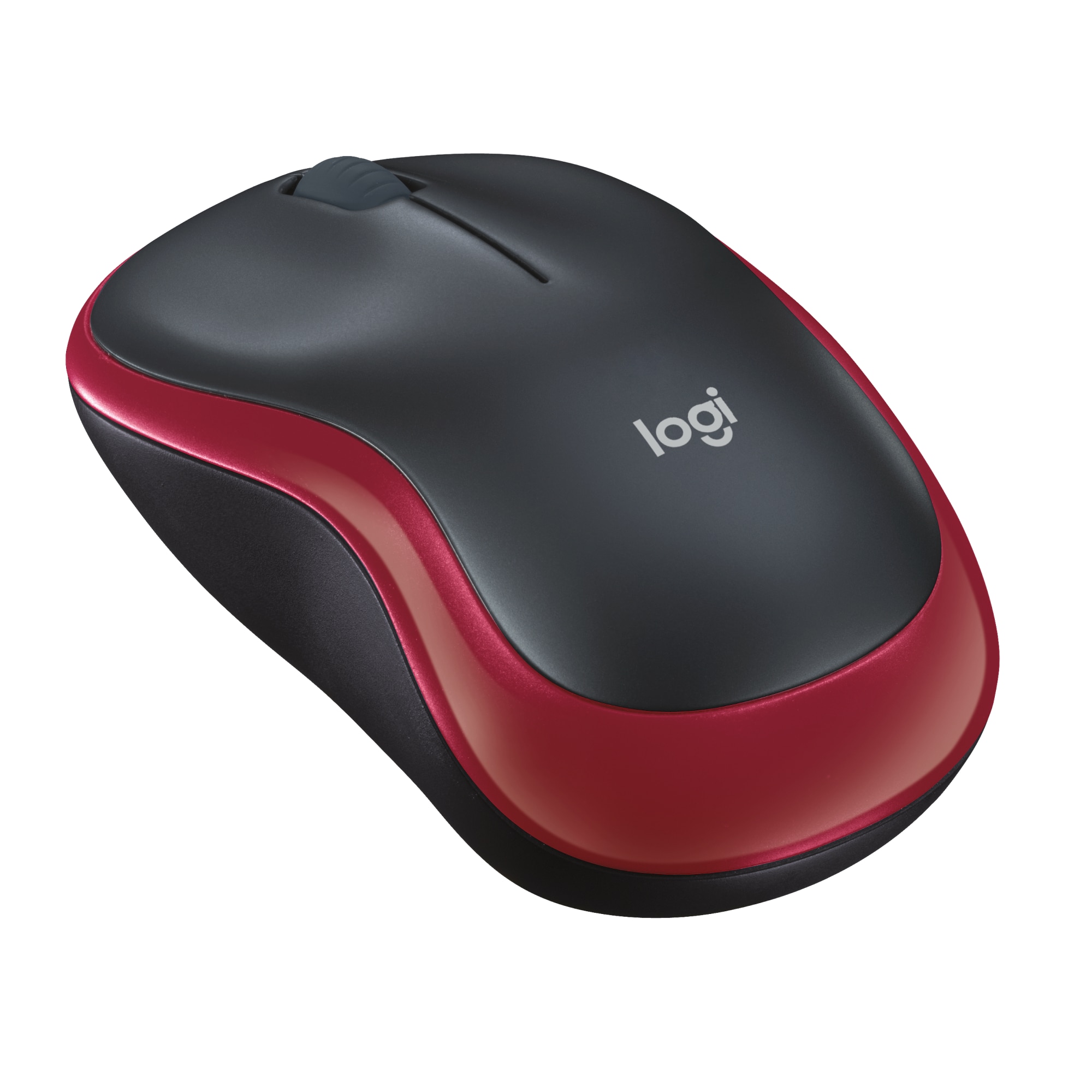 Logitech M185 Kabellose Maus Rot