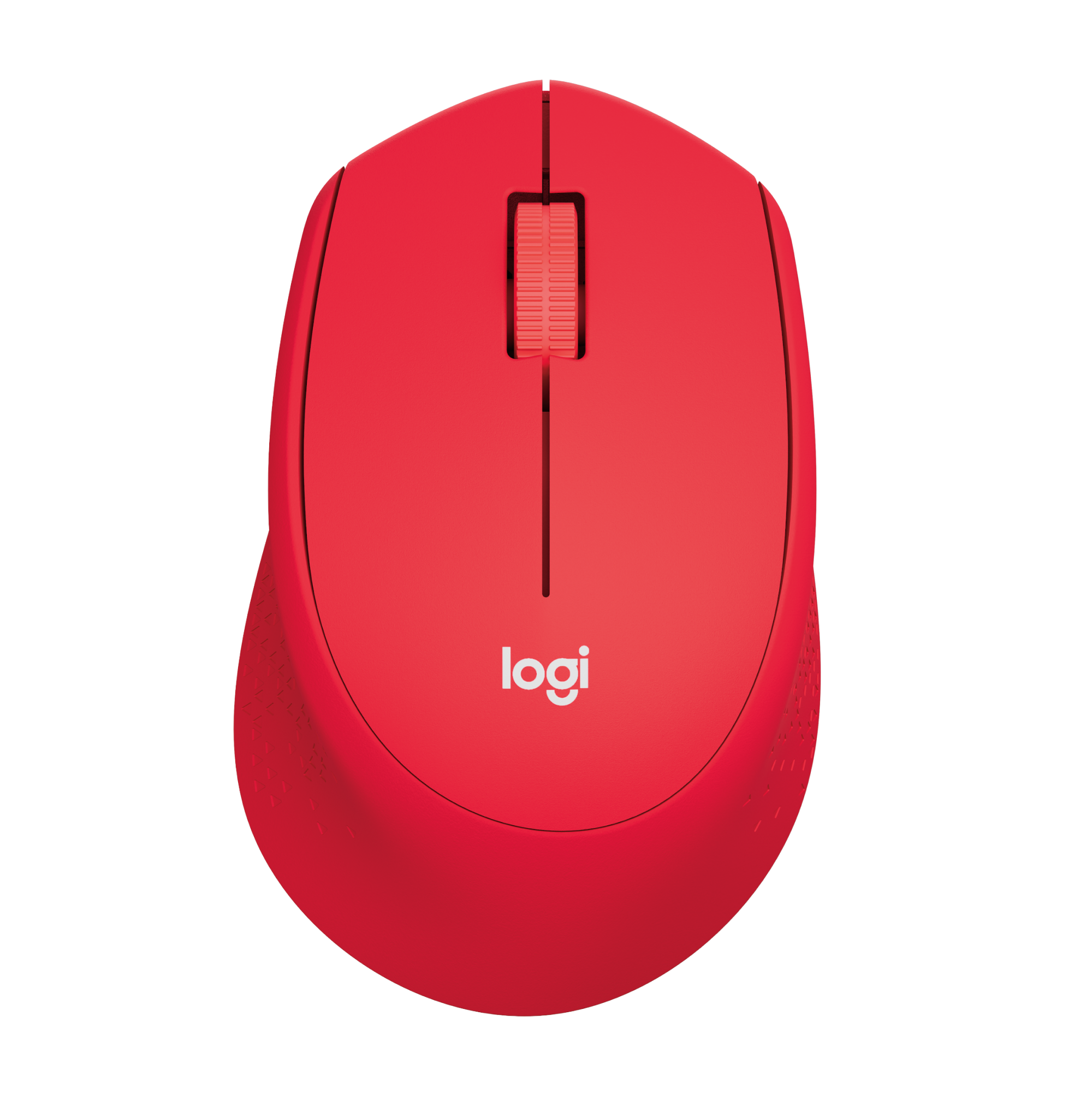 Logitech M330 Silent Plus Kabellose Maus Rot